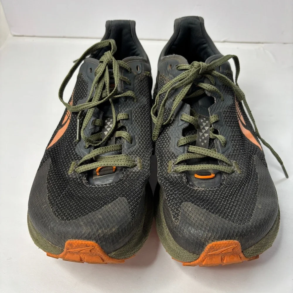 Altra Timp 4 Mens Trail Running Shoes Black Green‎ Orange Size 8